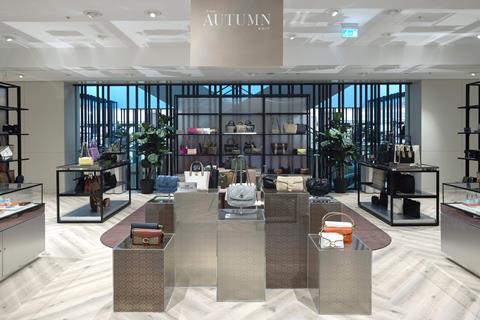 Accessories on display at Frasers Norwich store